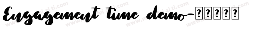 Engagement time demo字体转换